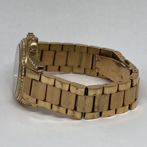 Michael Kors MK5263 Women's Gold Stainless Steel Quartz Analog Dial Watch GE533 - Picture 9 of 12